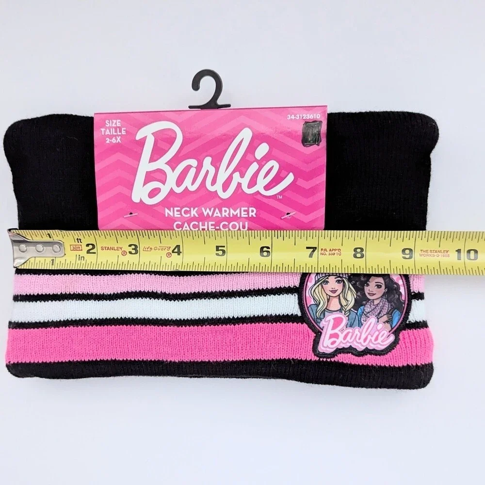 NWT Barbie Kids (Size 2-6X) Sherpa Lined Winter Neck Warmer